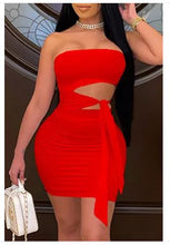 Load image into Gallery viewer, Only One On His Mind Mini Dress
