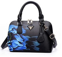 Load image into Gallery viewer, Women&#39;s Double Handled Floral Handbag
