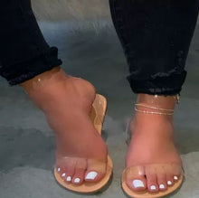 Load image into Gallery viewer, Clear Ankle Sandals

