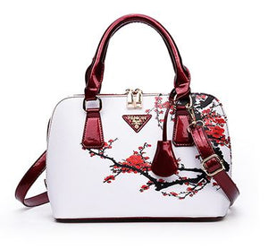 Women's Double Handled Floral Handbag