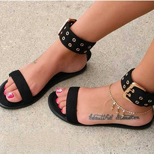 Flat Soles Ankle Straps