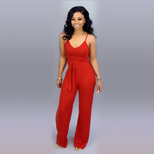 Load image into Gallery viewer, Spaghetti Strap Slim Jumpsuit
